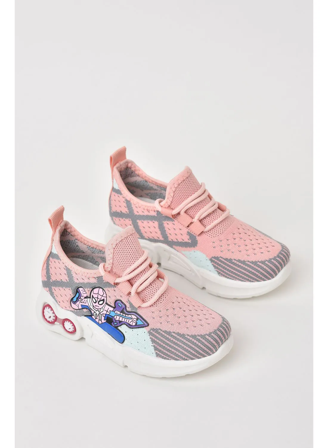 QUWA Casual Sneaker Pink/Grey