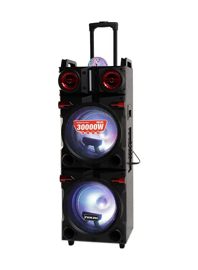 NIKAI DJ Speaker 30000 Watts - NKDJS1200 NKDJS1200 black