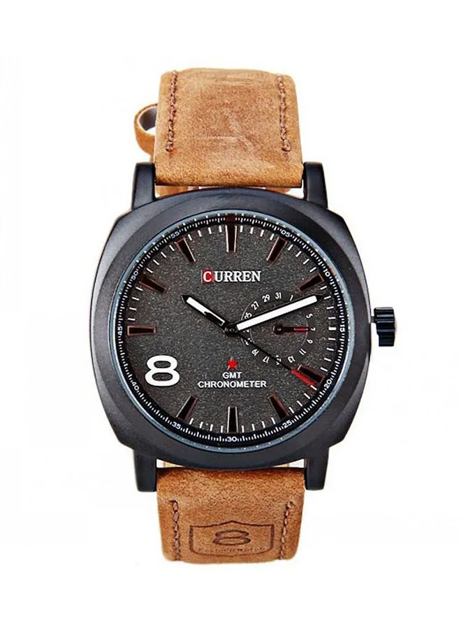 CURREN Analog Leather Watch 8139