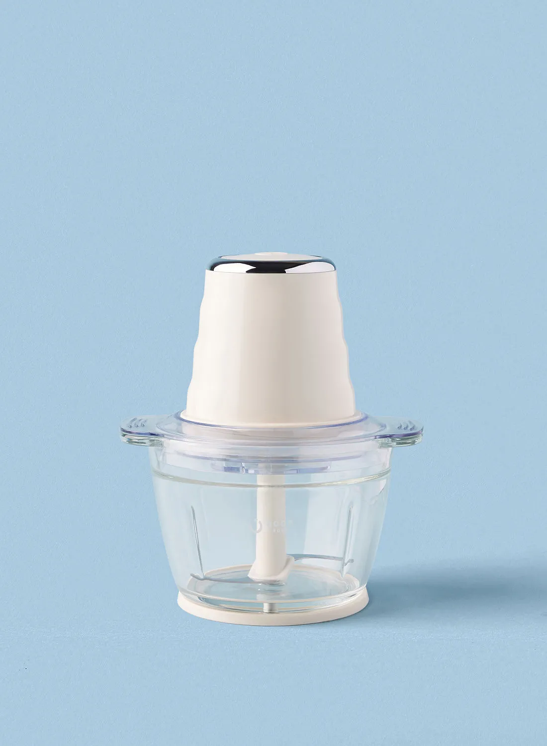 Noon East Electric Chopper - Mini Food Processor 1 Liter 400 W Milk White/Clear For Onion, Garlic, Meat, Spices, Nuts, Vegetables Chopper 1.0 L 400.0 W MC-360 Milk White/Clear
