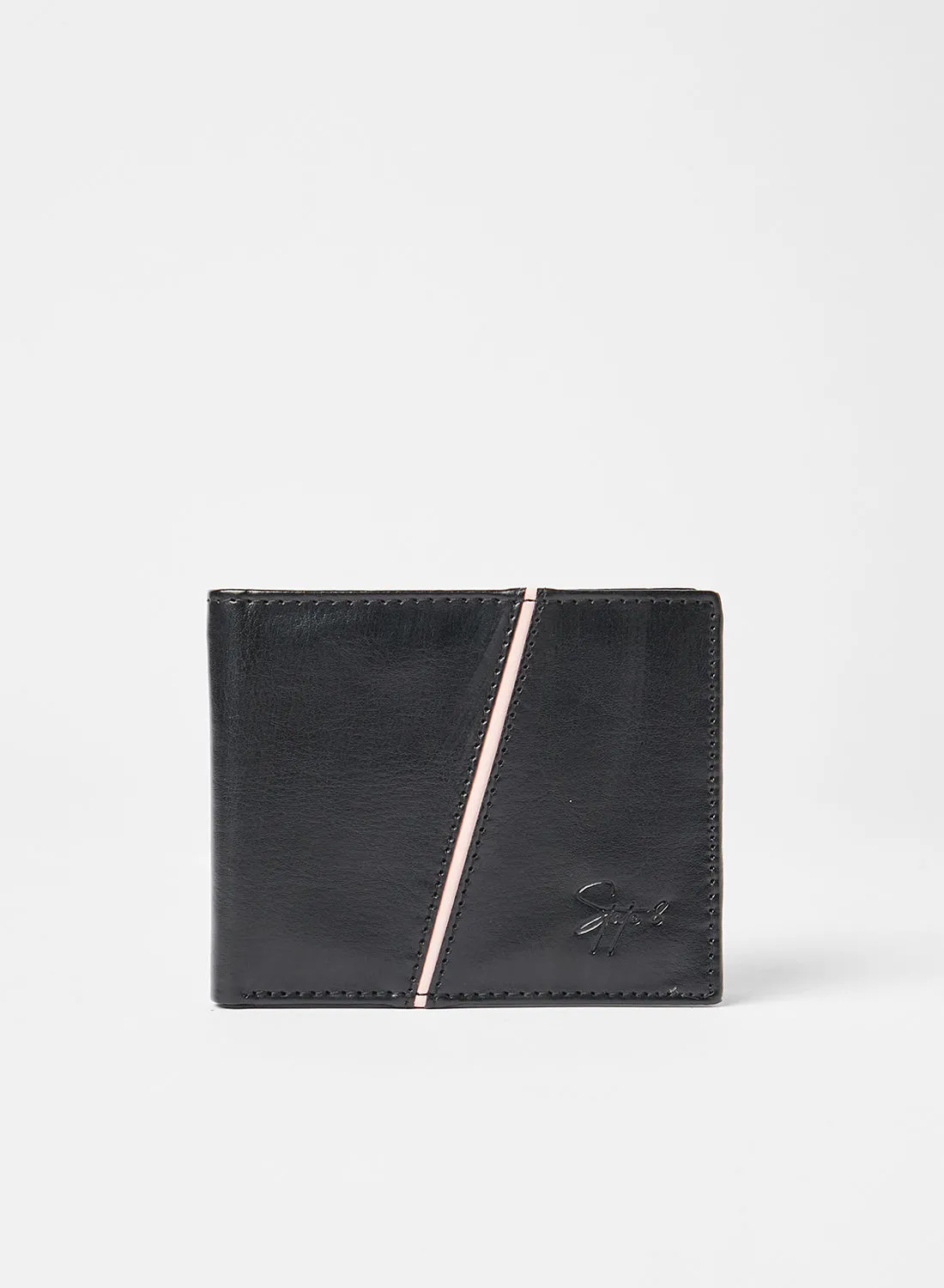 STATE 8 Stripe Bi-Fold Wallet Black