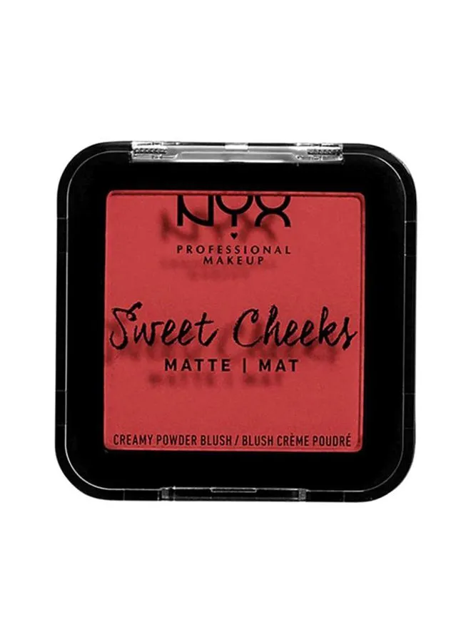 NYX PROFESSIONAL MAKEUP Sweet Cheeks Creamy Powder Blush Matte Citrine Rose 
