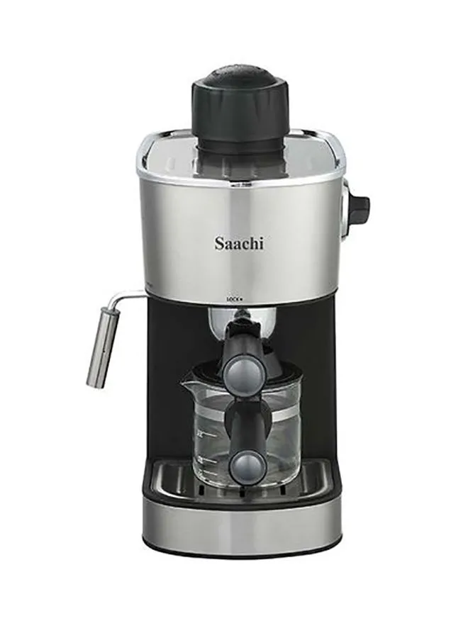 Saachi Coffee Maker  With 3.5 Bar Automatic Steam Pressure Pump 240 ml 800 W NL-COF-7050 Black/Silver