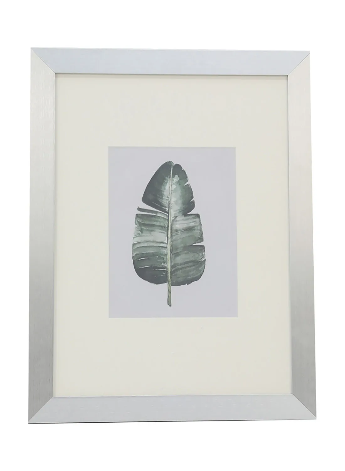 ebb & flow Wall Frames With Outer Frame Silver Outer frame size--L34.5xH39.5 cm Photo size--5x7 inch