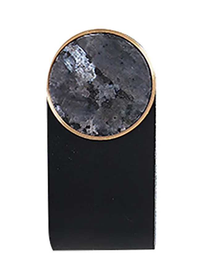Amal Modern Style Easily Operated Door Knob Shimmer Stone/Black 65 x 30millimeter