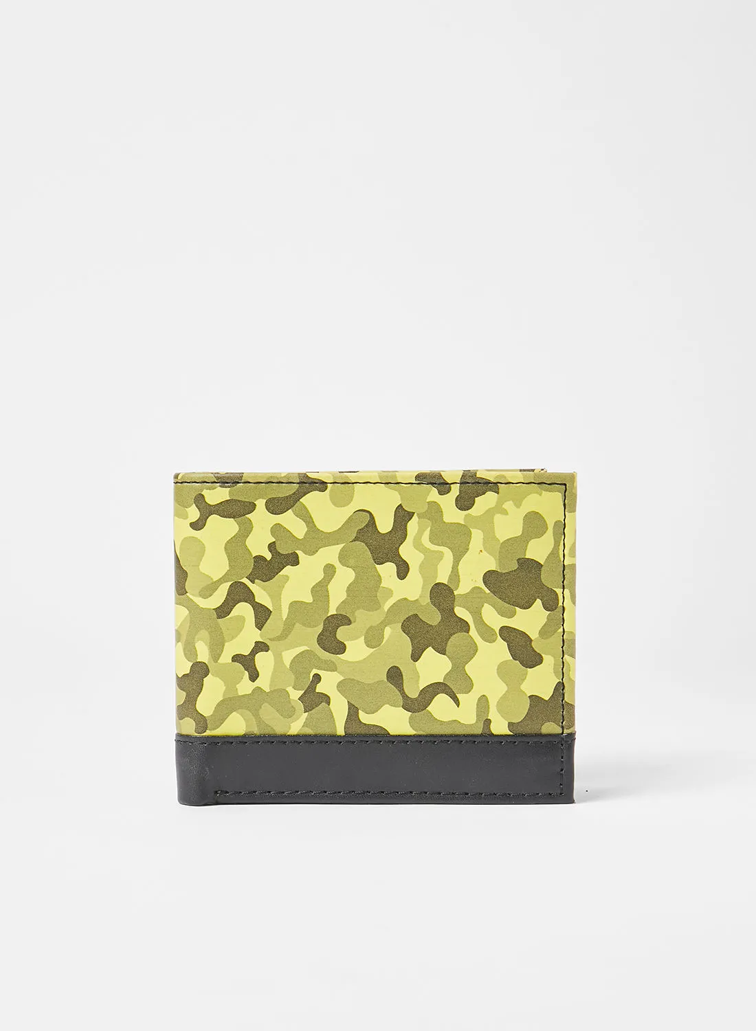 STATE 8 Camo Print Wallet Yellow