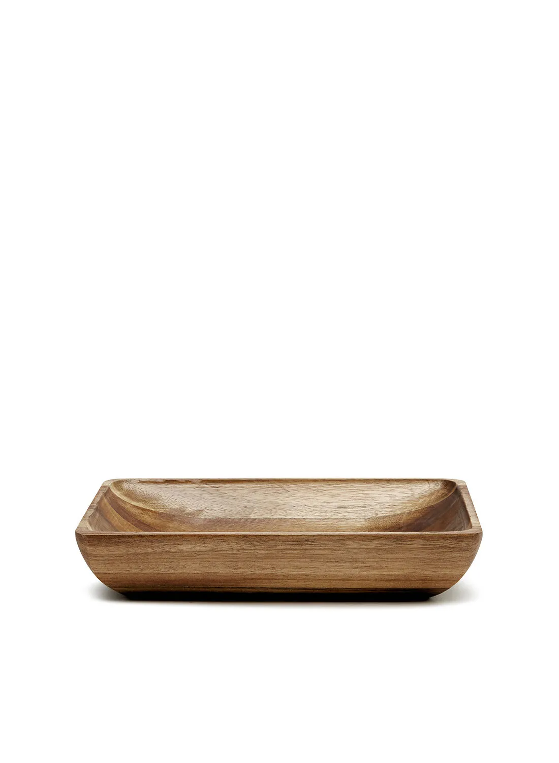 noon east Rectangle Tray Set - Made Of Acacia Wood - Premium Quality - Serving Plate - Serving Dishes - Tray - Wood Platter - By Noon East - Dark Brown