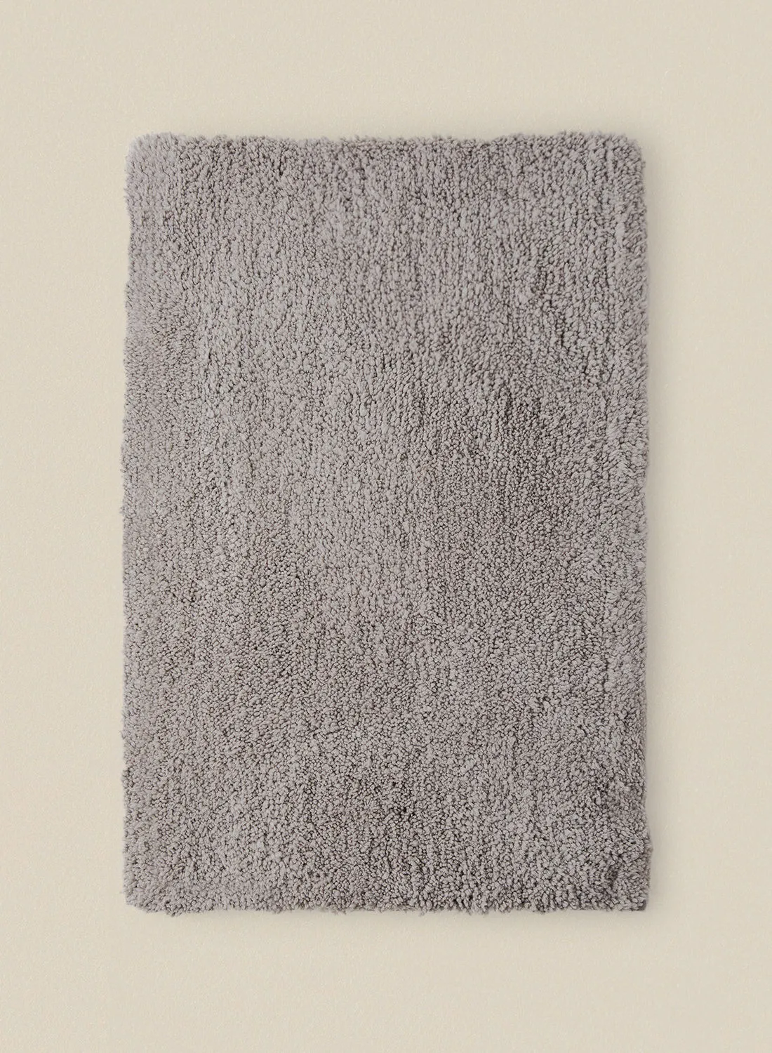 Noon East Bath Mat - 100% Polyester 1500 GSM - Urban Living Charisma Bathroom Mat - Hot Melt Backing - Soft And Cushion Mountain Grey 40 x 60cm