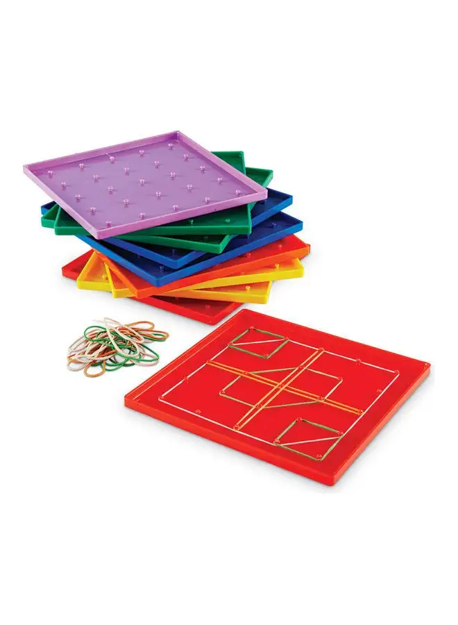 Learning Resources 10-Piece Classpack Geoboards