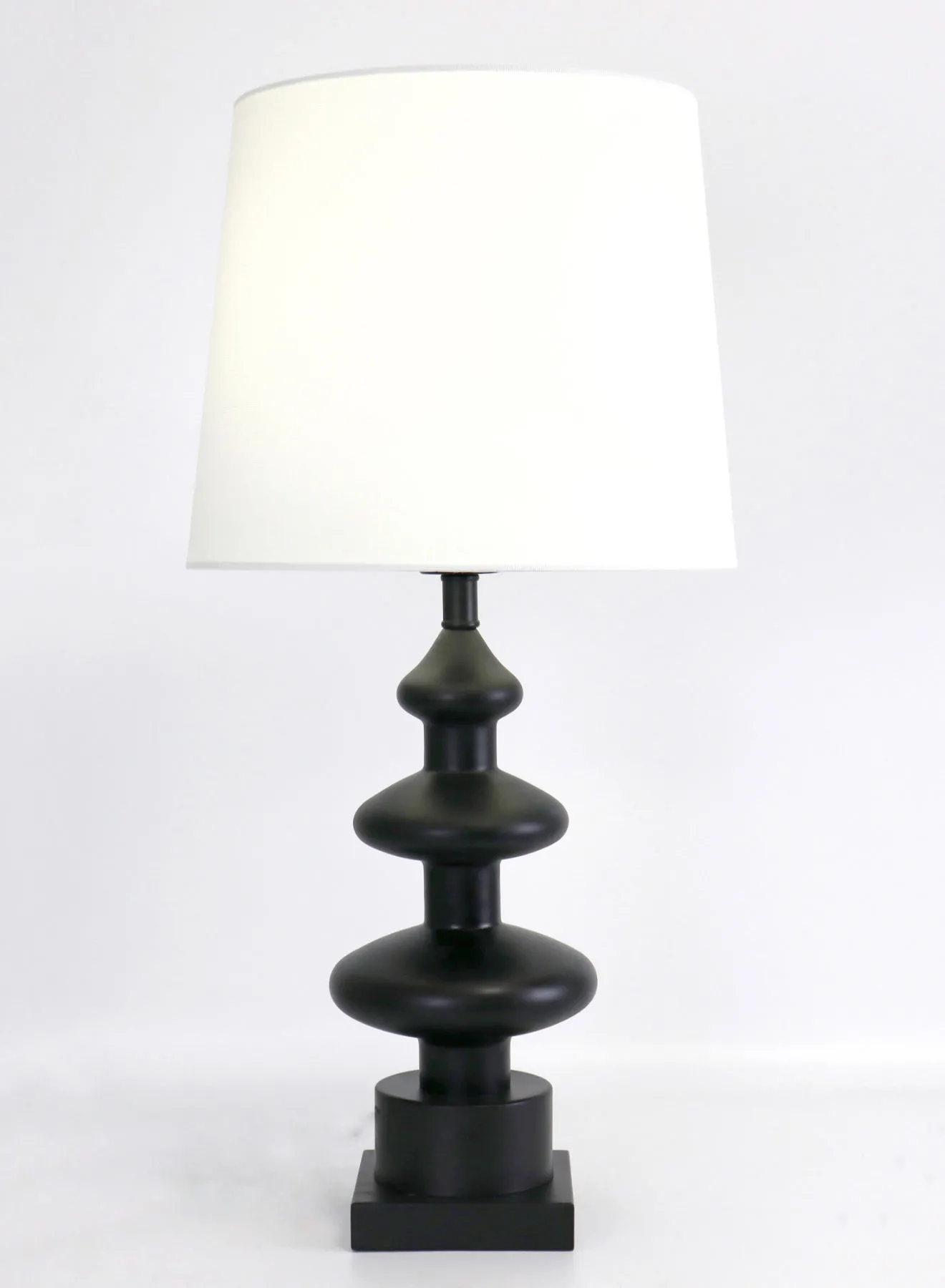 مصباح طاولة زجاجي بتصميم عصري من ebb & flow مادة فاخرة فريدة من نوعها ذات جودة عالية لمنزل أنيق مثالي RSN71048 أسود 11.8 x 24.4