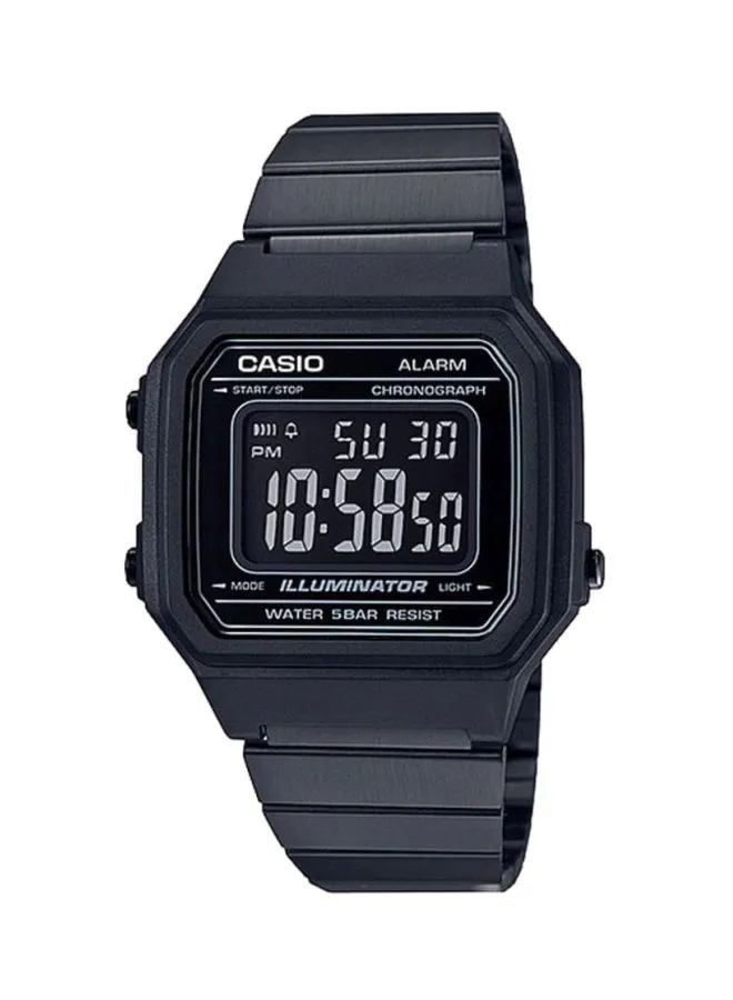كاسيو ساعة رقمية مقاومة للماء B650WB-1BDF أسود