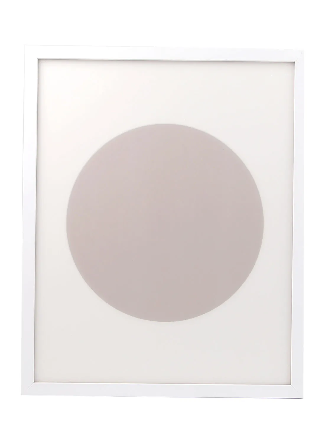 Switch Wall Frames With Outer Frame White Outer frame size--L43xH53 cm Photo size--Dia 11.8 inch