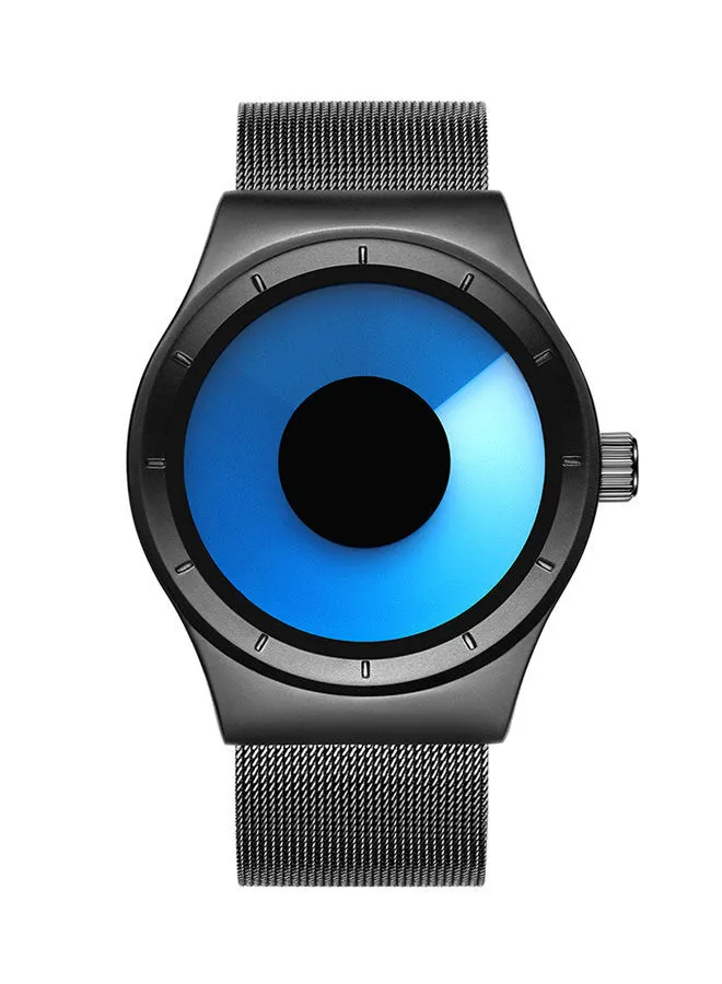 GUANQIN Men's Left Three-Eye Chronograph Calender Steel Strap Watch GS1904305