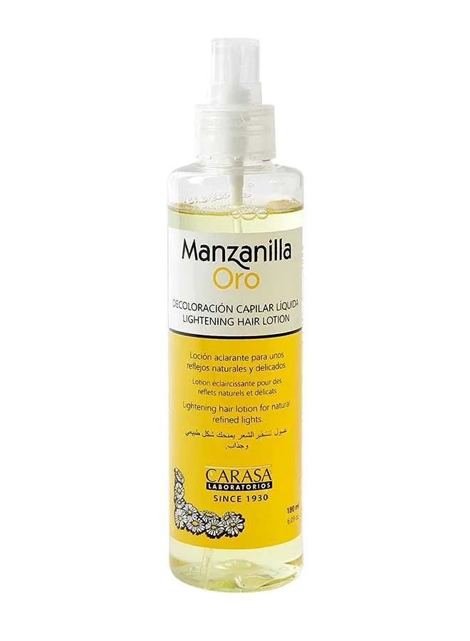 Manzanilla Oro Lightening Hair Lotion With Chamomile Extract 180ml