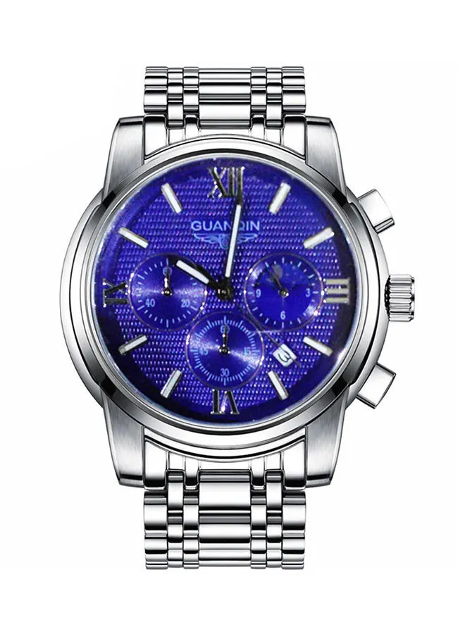 GUANQIN Men's Stainless Steel Chronograph Wrist Watch GS19170