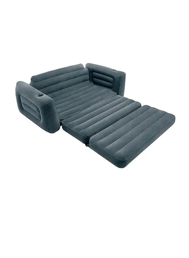 INTEX Pull-Out Sofa - Practical & Versatile Charcol Grey 203x231x66cm
