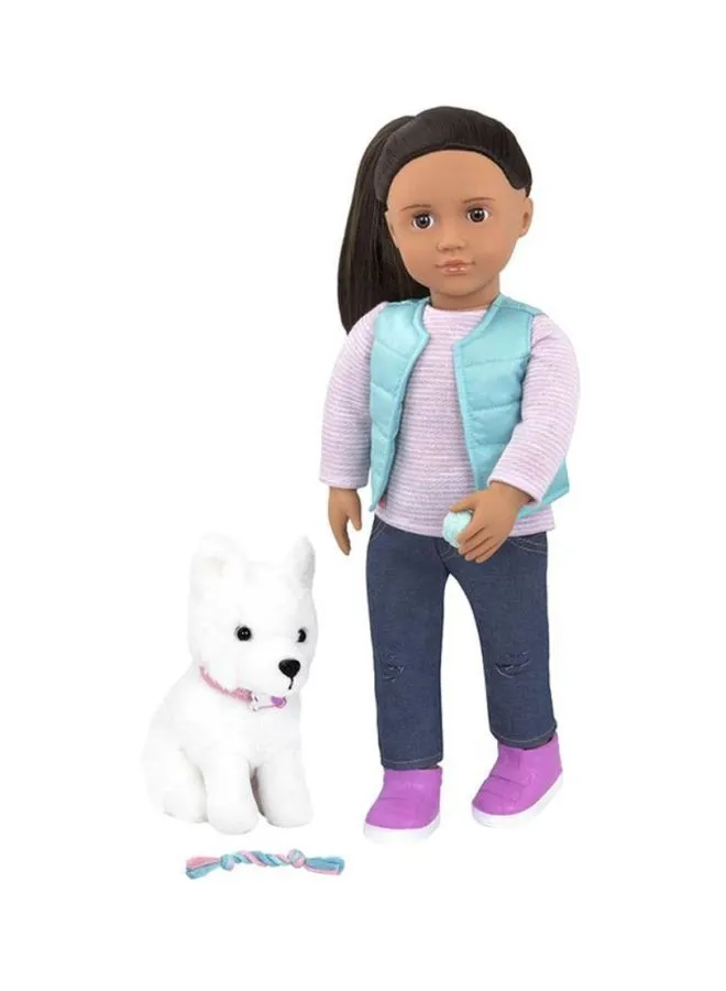 Our Generation Cassie And Pet Samoyed - This 18