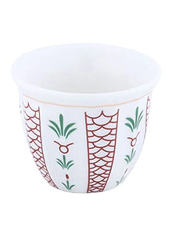 Alsaif Cawa Cups White/Green/Red Small