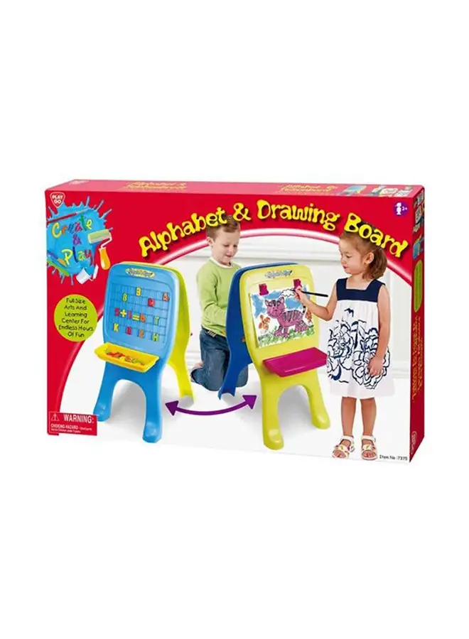 PLAYGO 2-Piece Alphabet And Drawing Board Set