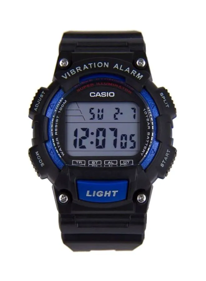 CASIO Men's Youth Series Water Resistant Digital Watch W-736H-2AVDF - 47 mm - Black