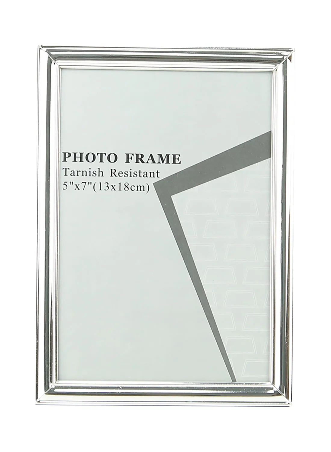 ebb & flow Tabletop Photo Frames With Outer Frame Silver Outer frame size--L11xH16 cm Photo size--4x6 inch