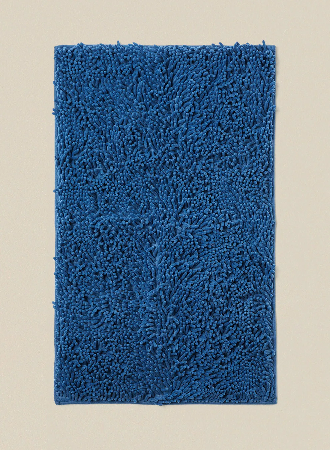noon east Bath Mat - 60X100 Cm - Shaggy - Darkblue Color - Bathroom Mat Anti-Slip