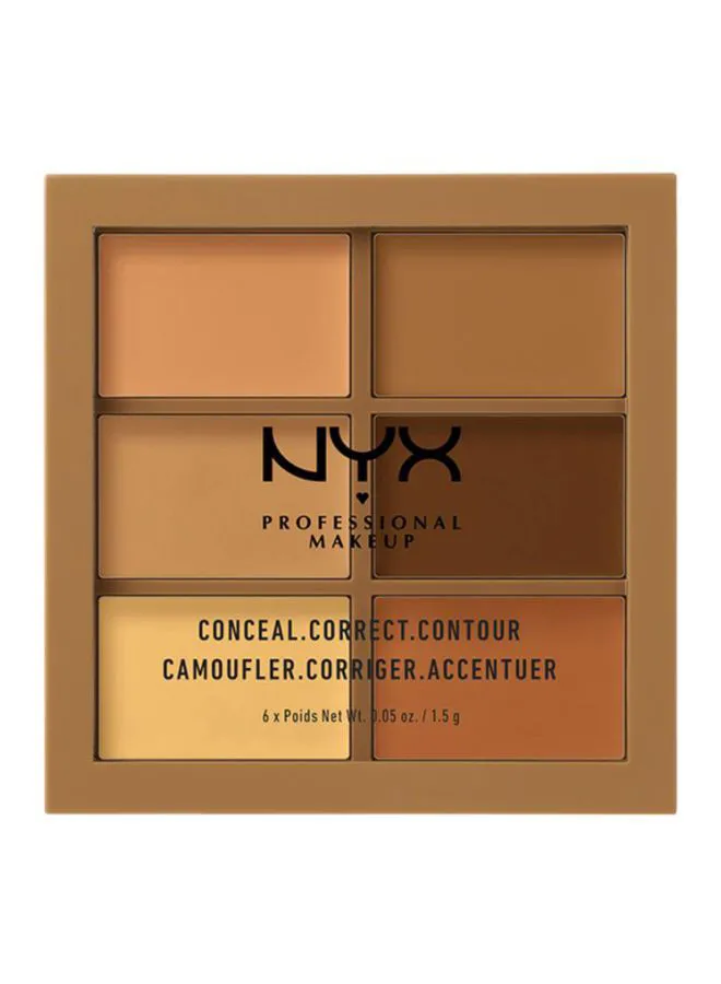 NYX PROFESSIONAL MAKEUP Conceal Correct Contour Palette متعدد الألوان