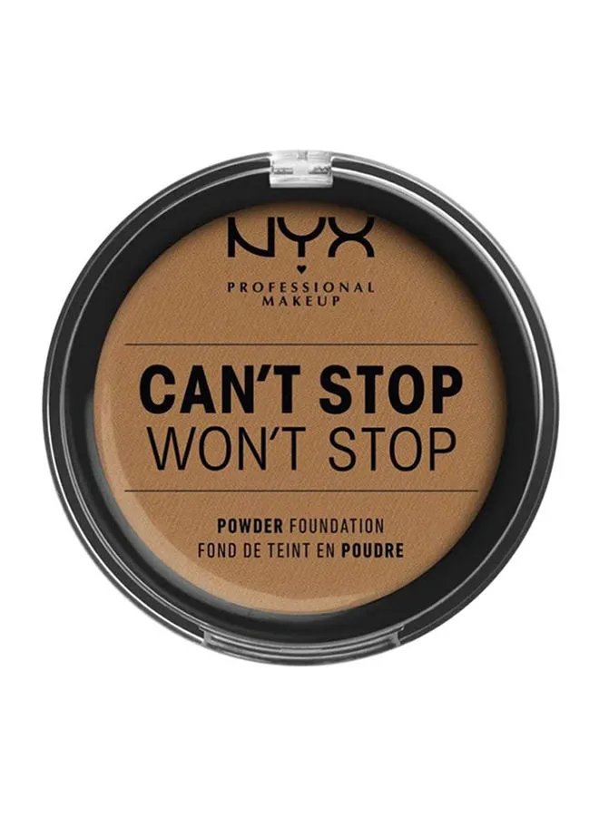 NYX PROFESSIONAL MAKEUP Can't Stop Won't Foundation Powder Warm Honey