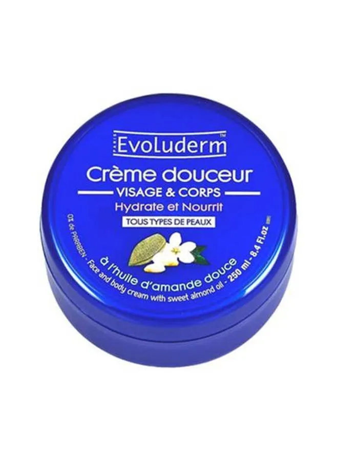 Evoluderm Almond Face & Body Cream, 250 ml