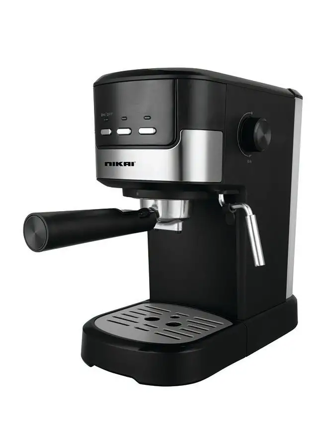 NIKAI Espresso/Cappuccino Machine With Frothing Function 1.25 L 1100 W NEM1990AX Black/Silver