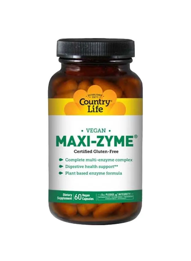 Country Life Maxi-Zyme Extra Strength Capsules 60's