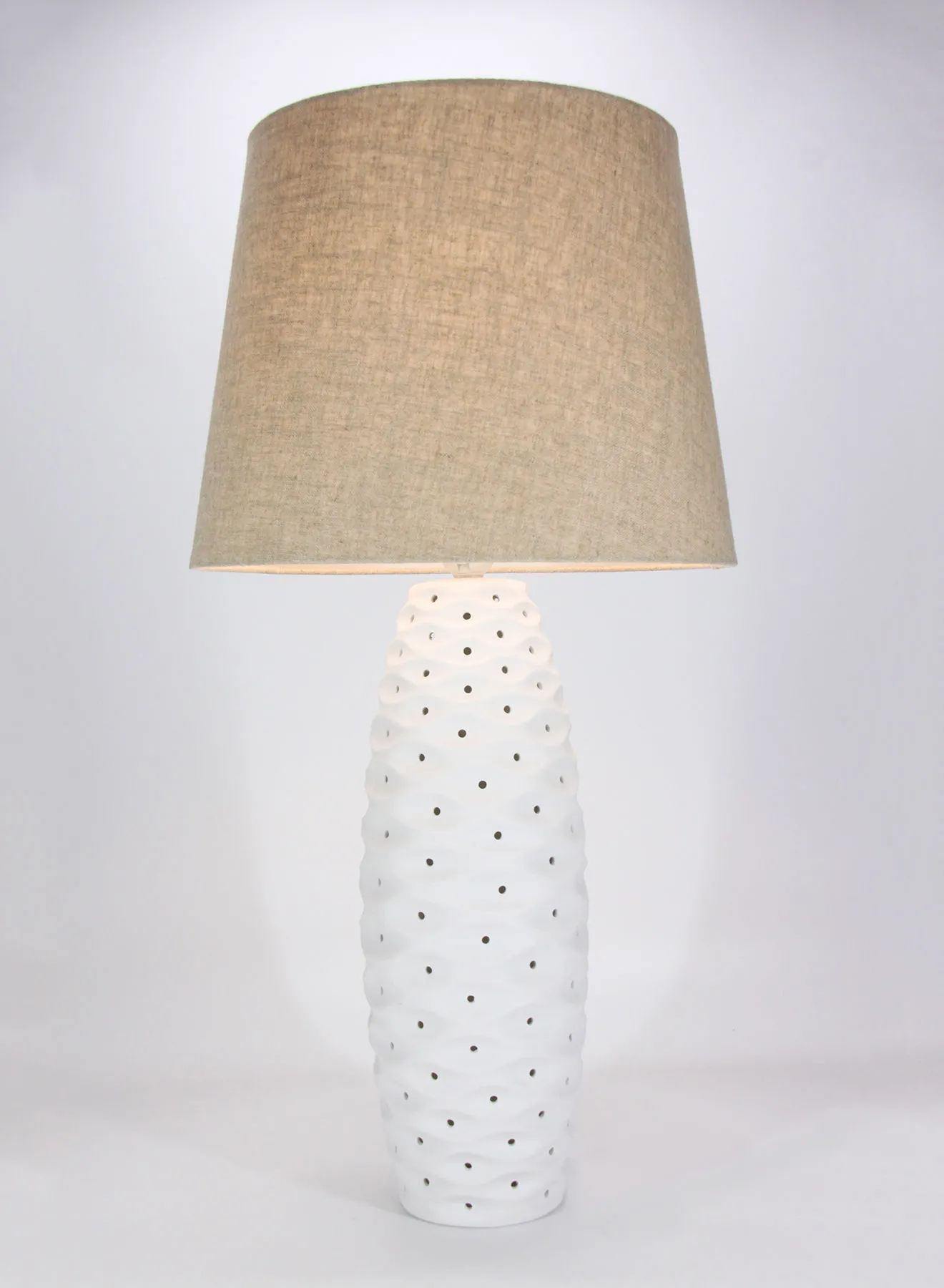 Switch Nest Porcelain Table Lamp | Lampshade Unique Luxury Quality Material for the Perfect Stylish Home D152-52 White 36 x 36 x 70 White 36 x 36 x 70cm
