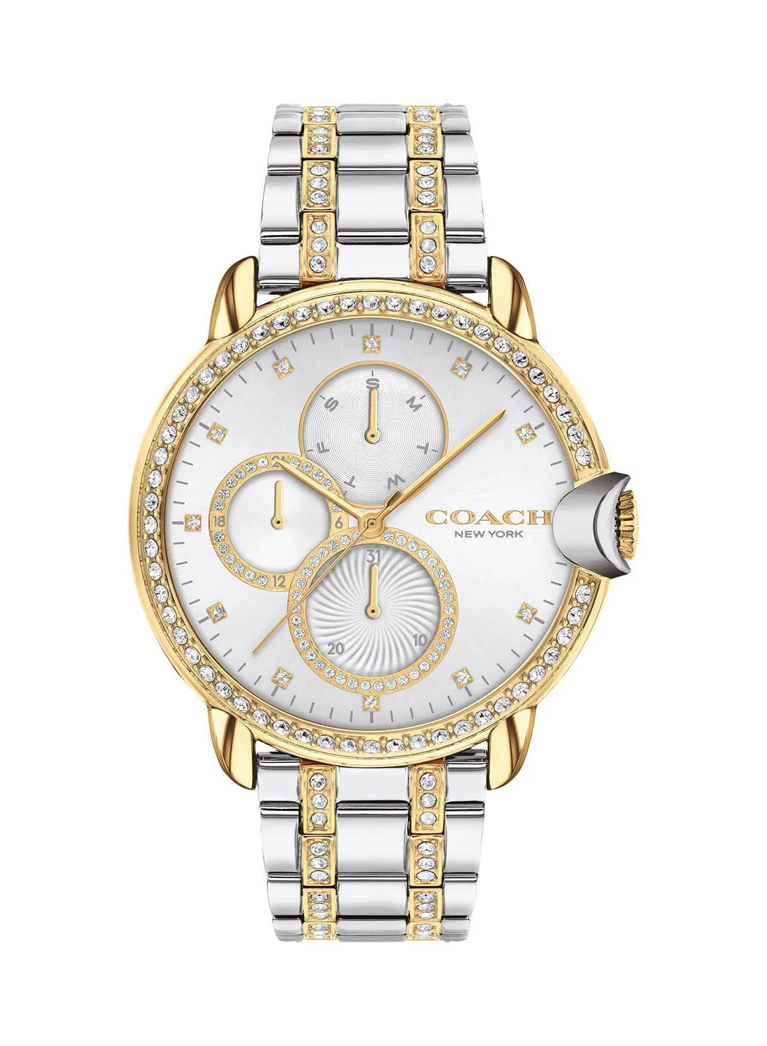 COACH Women's Arden Silver White Dial Watch 14503861