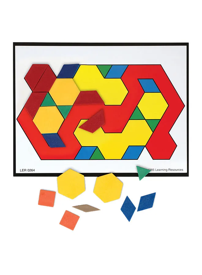 Learning Resources 142-Piece Pattern Block Activity Set