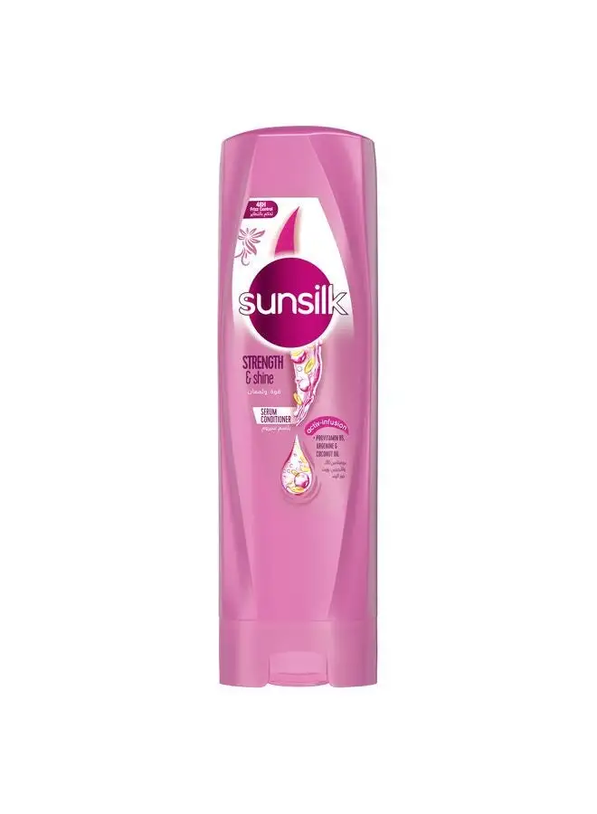 Sunsilk Strength And Shine Conditioner For Weak And Dull Hair With Provitamin B5 Argenine And Coconut Oil Normal Hair 350ml