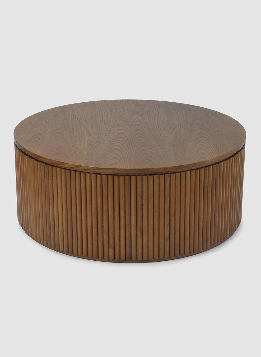 ebb & flow Side Table Luxurious - In Brown Wood - Used Next To Sofa As Coffee Corner