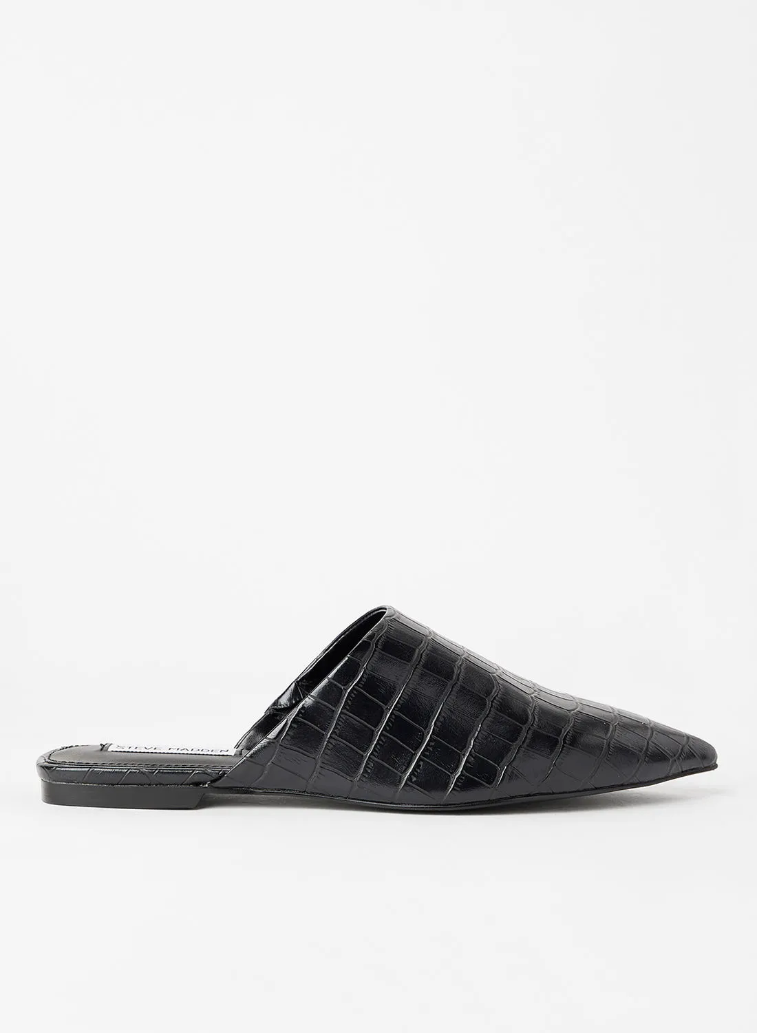 حذاء مفتوح من ستيف مادن باللون الأسود