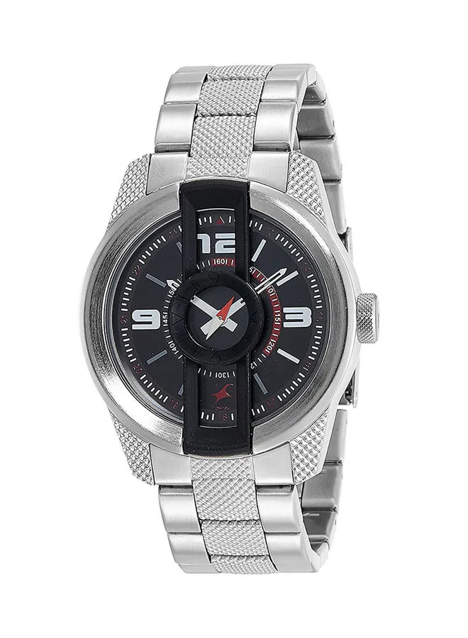 fastrack Men's Stainless Steel Analog Watch 3152KM01