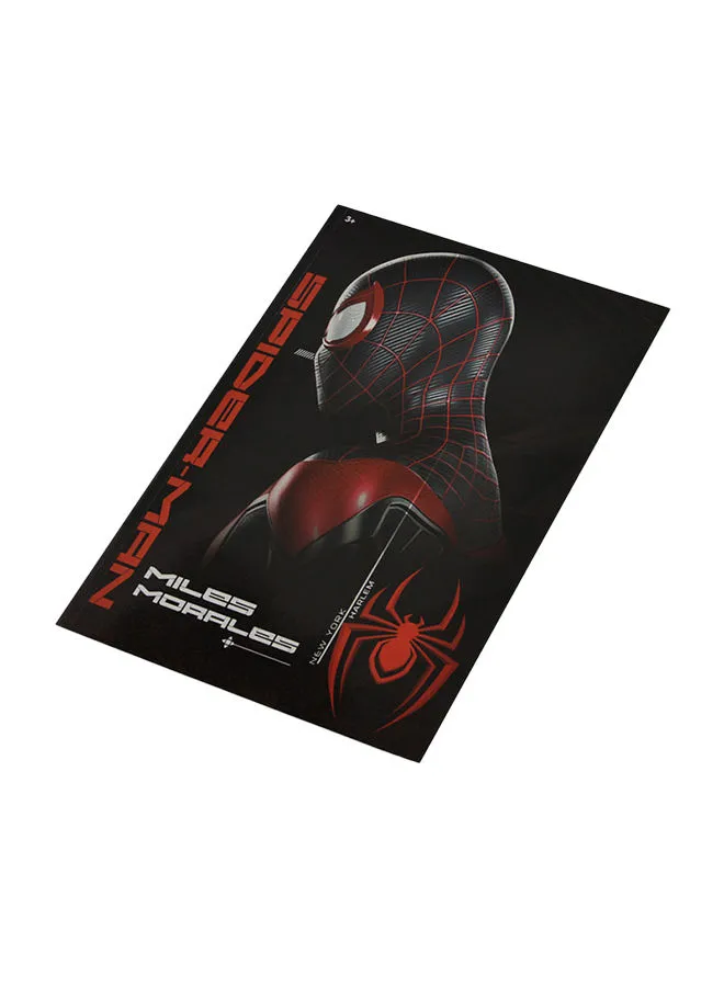 دفتر مارفل سبايدرمان A4 ENG أسود / أحمر