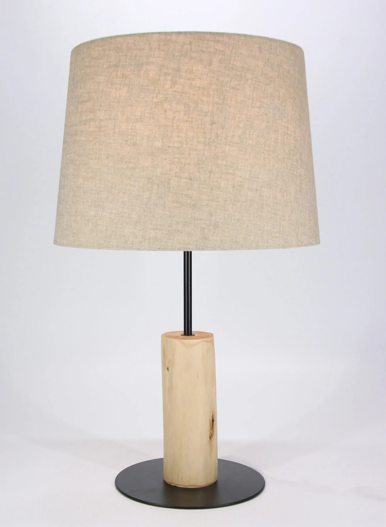 مصباح طاولة خشبي كومبي | عاكس الضوء مواد ذات جودة فاخرة فريدة لمنزل أنيق مثالي D181-100 أصفر 35 × 35 × 58