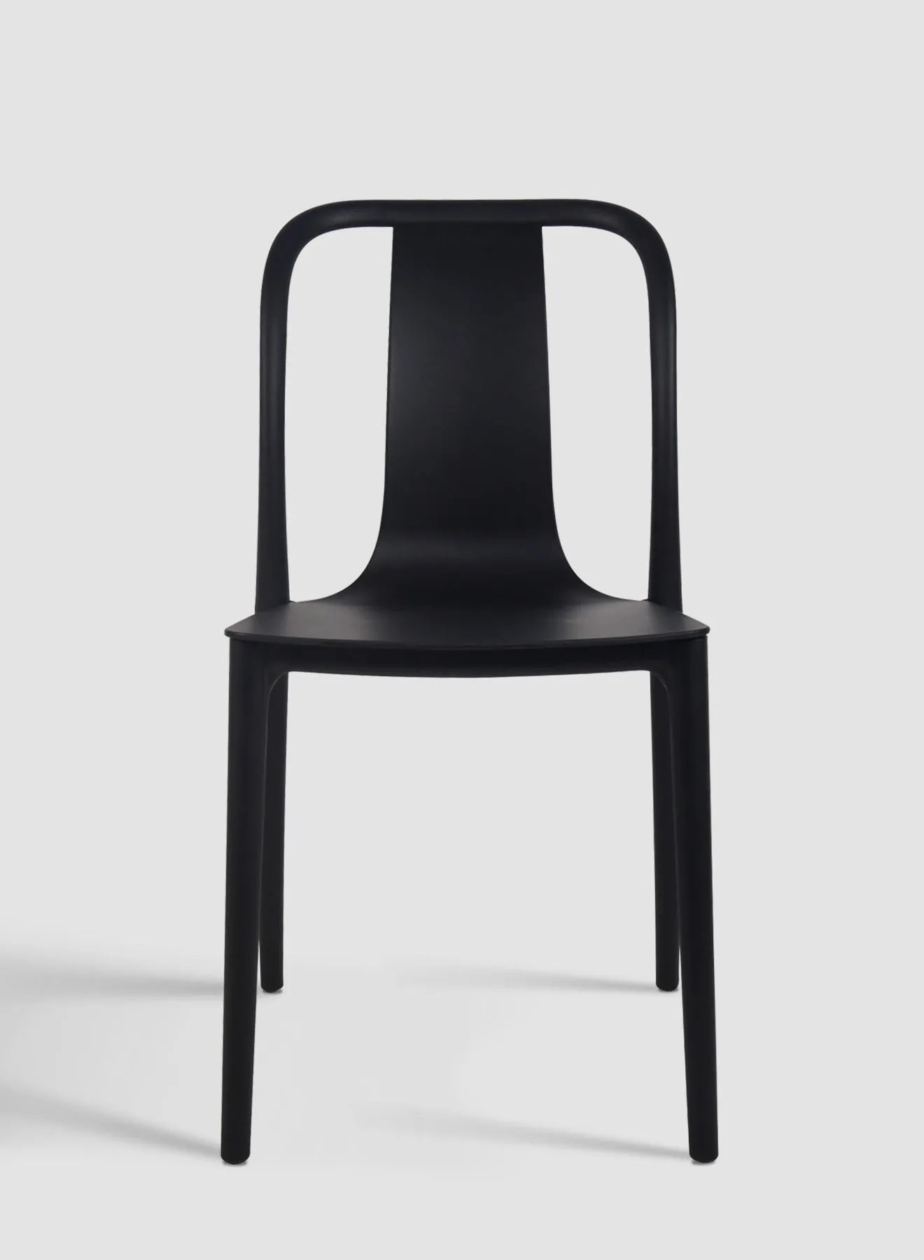 Switch Dining Chair In Black Plastic Chair Size 55 X 48 X 89