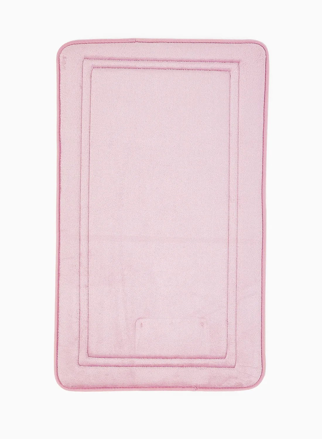 Amal Bath Mat - 44X73 Cm-Pink Color - Bathroom Mat Memory Foam