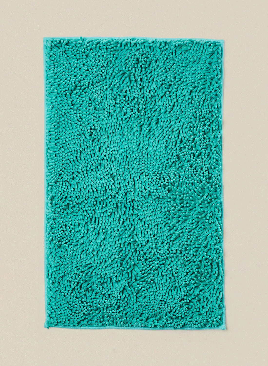 noon east Bath Mat - 70x119 cm - Shaggy - Turquoise Color - Bathroom Mat Anti-Slip