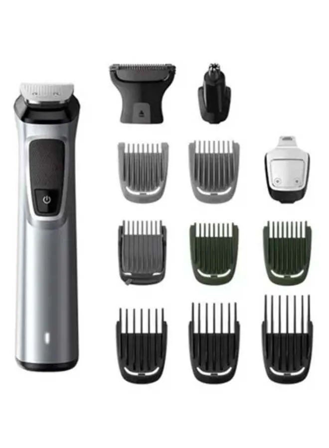 Philips Trimmer Series 7000 - 13 In 1 - For Face Hair And Body - MG7715/13 Silver/Black