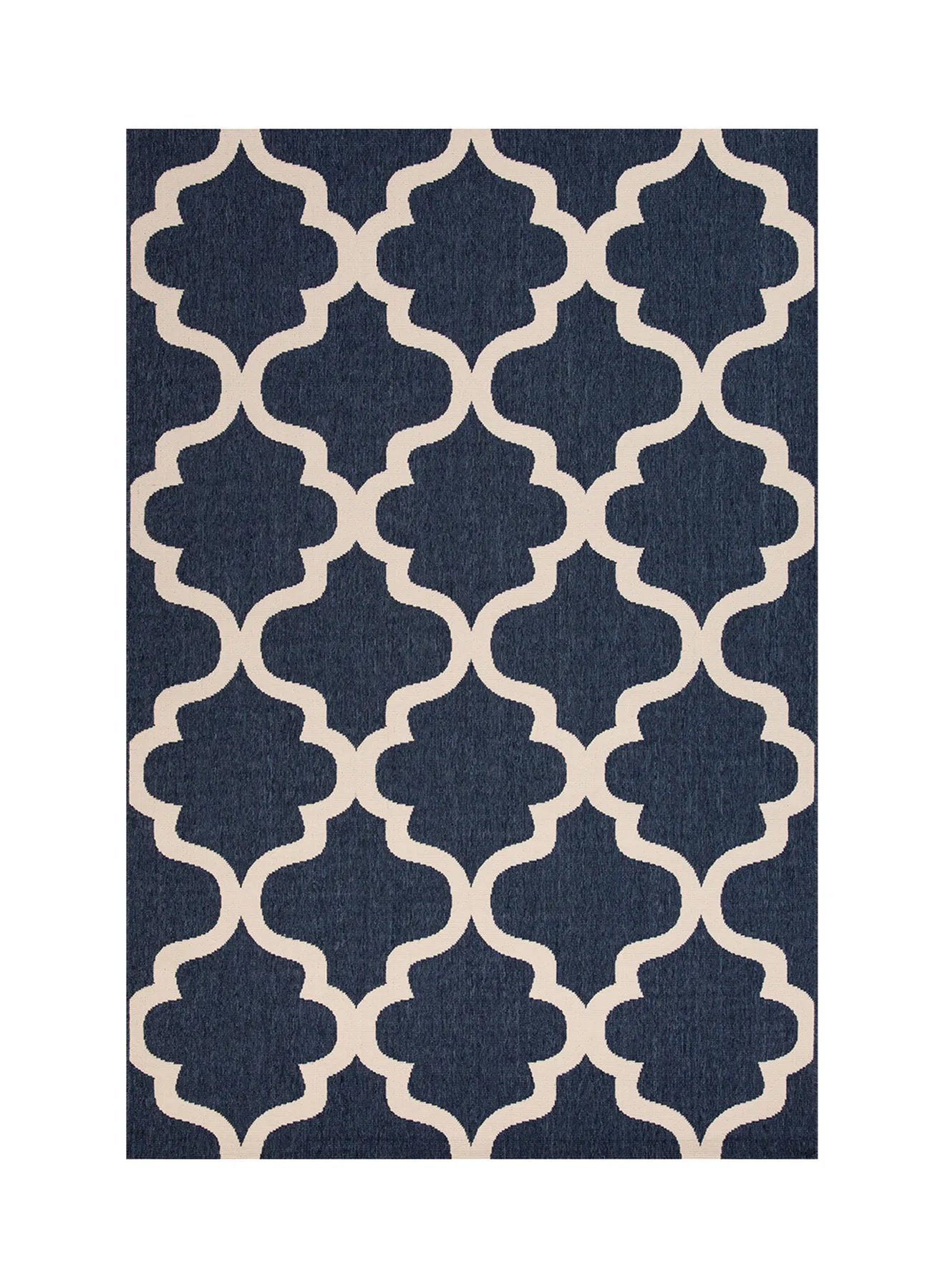 ebb & flow L. Tributary Outdoor Unique Luxury Quality Material Carpet For The Perfect Stylish Home 2132H Blue/White 280 x 380cm