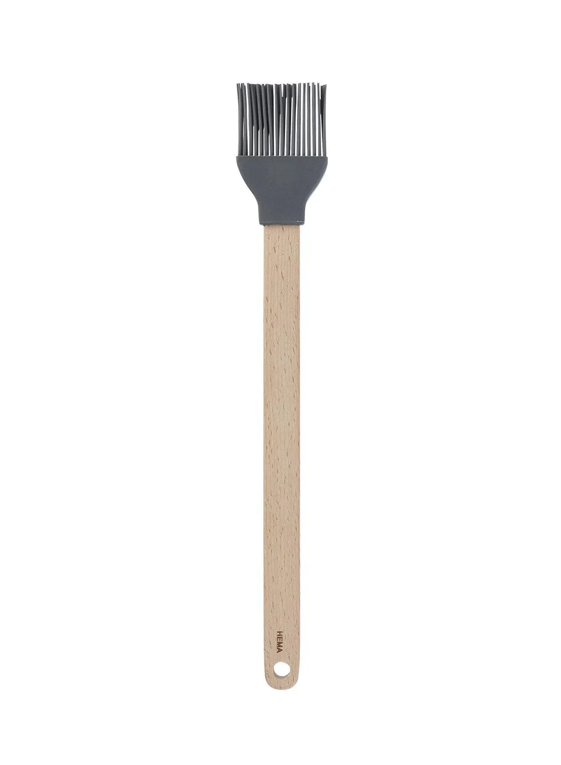 Hema Wooden Baking Brush Grey/Brown 29centimeter