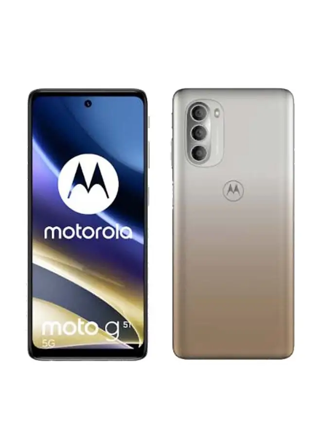Motorola Moto G51 Dual SIM Bright Silver 4GB RAM 128GB 5G - Middle East Version
