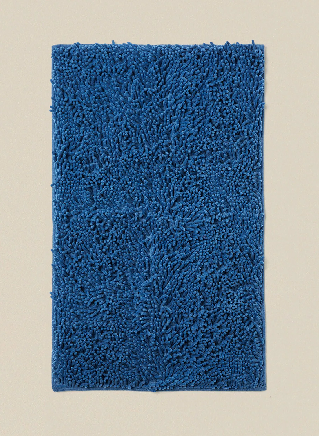 noon east Bath Mat - 70 X 120 Cm - Shaggy - Darkblue Color - Bathroom Mat Anti-Slip