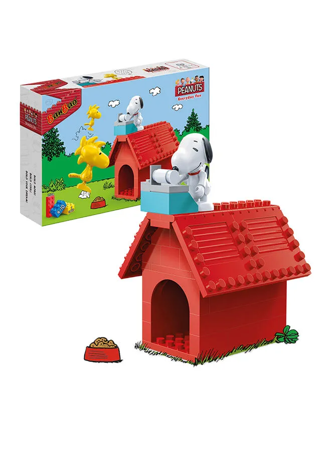 BanBao 60-Piece Snoopy And Woodstock Doghouse Set 7508 4+ Years