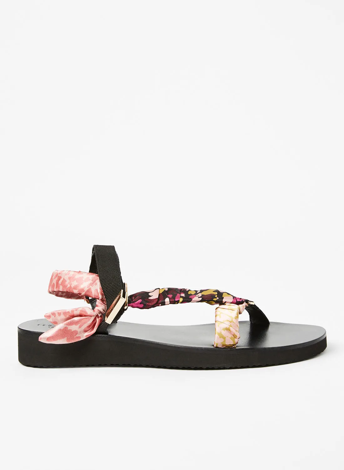 Ted Baker Printed Ribbon Sandals Multicolour
